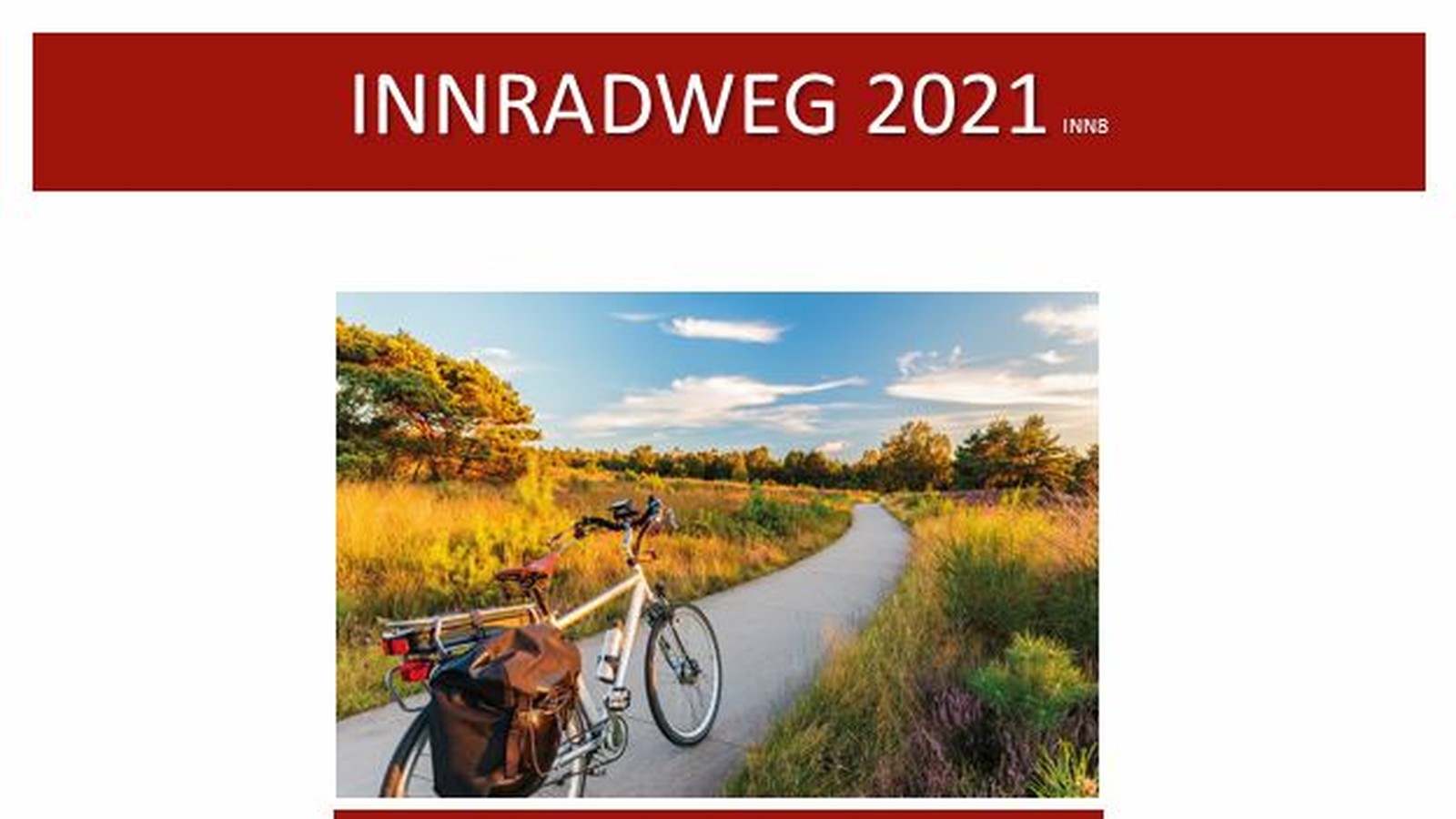 Inn-Radtour 2. Strecke